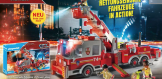 Playmobil - 70935-usa - Rescue Vehicles: Fire Engine with Tower Ladder