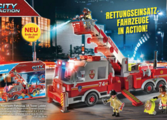 Playmobil - 70935-usa - Rescue Vehicles: Fire Engine with Tower Ladder