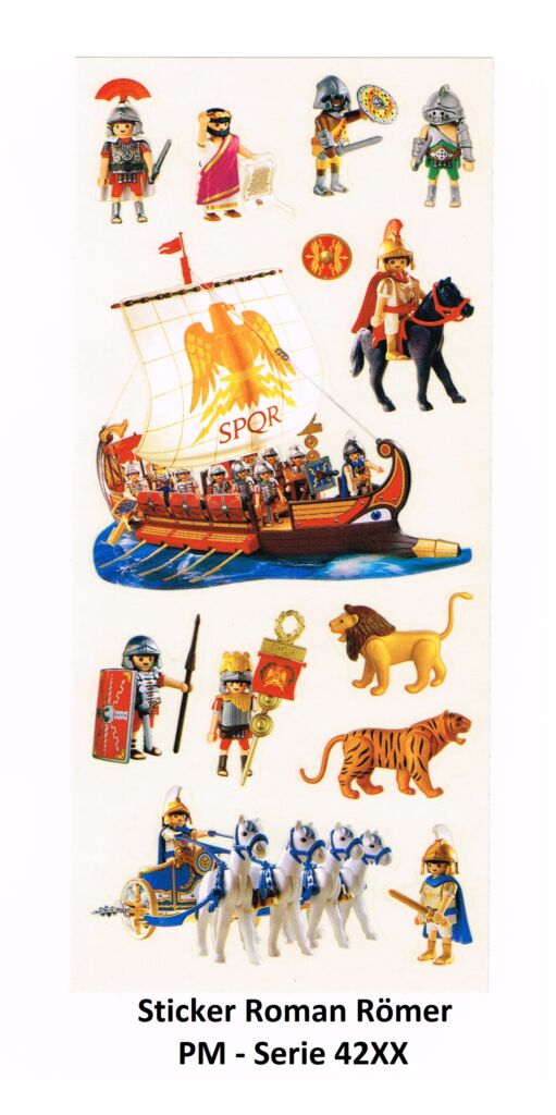 Playmobil 86204s1-ger - Fun Card Collection 3/2006 Roman + Stickers - Back