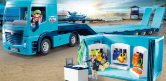 Playmobil - 70959 - Playmobil FunPark truck with container