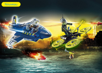 Playmobil - 70780 - Police Jet with Drone