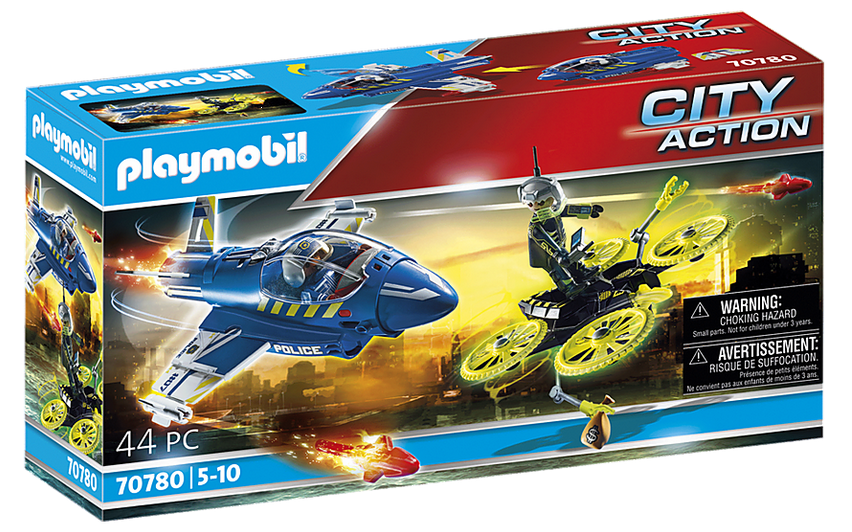 Playmobil 70780 - Police Jet with Drone - Box