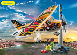 Playmobil - 70902 - Air Stunt Show Tiger Propeller Plane