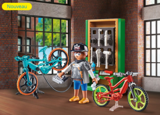 Playmobil - 70674 - Set cadeau Atelier réparation de vélos