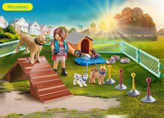 Playmobil - 70676 - Set cadeau Educatrice et chiens