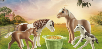 Playmobil - 71000 - 2 poneys islandais et poulains