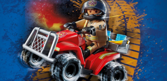 Playmobil - 71090 - Bomberos - Speed quad