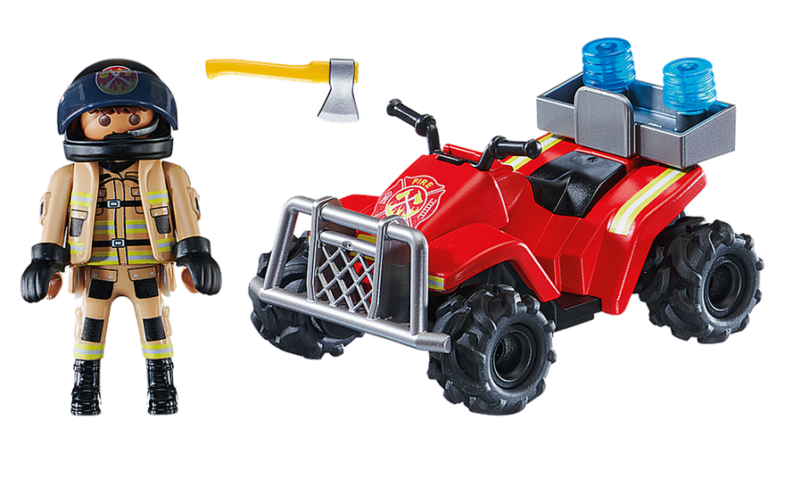 Playmobil 71090 - Fire Rescue Quad - Back