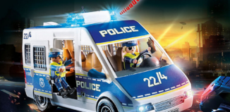 Playmobil - 70899 - Polizei-Mannschaftswagen mit Licht und Sound