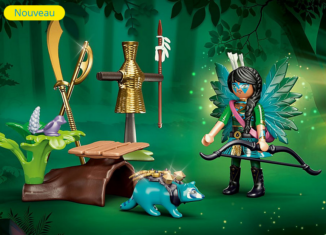 Playmobil - 70905 - Starter Pack Knight Fairy with Raccoon