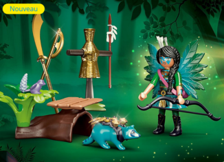 Playmobil - 70905 - Starter Pack Knight Fairy mit Waschbär
