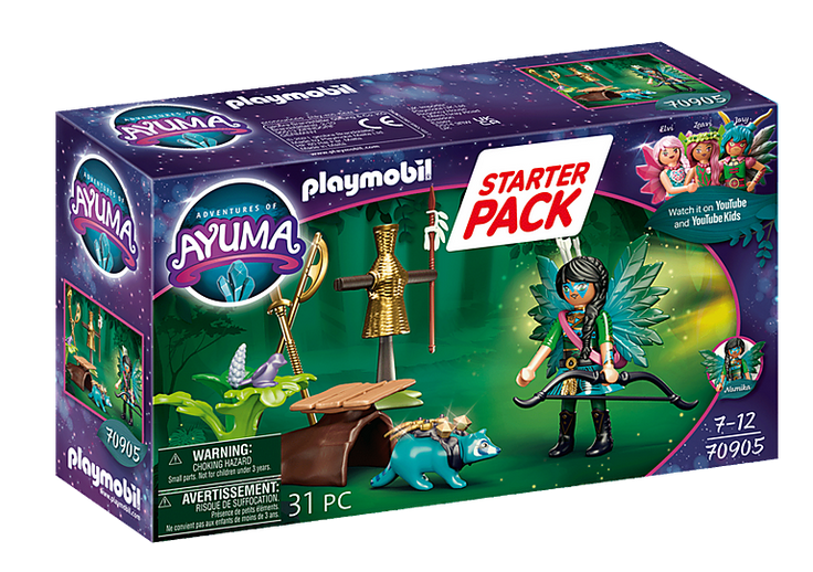 Playmobil 70905 - Starter Pack Knight Fairy mit Waschbär - Box