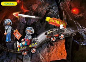 Playmobil - 70929 - Dino Mine Raketenkart