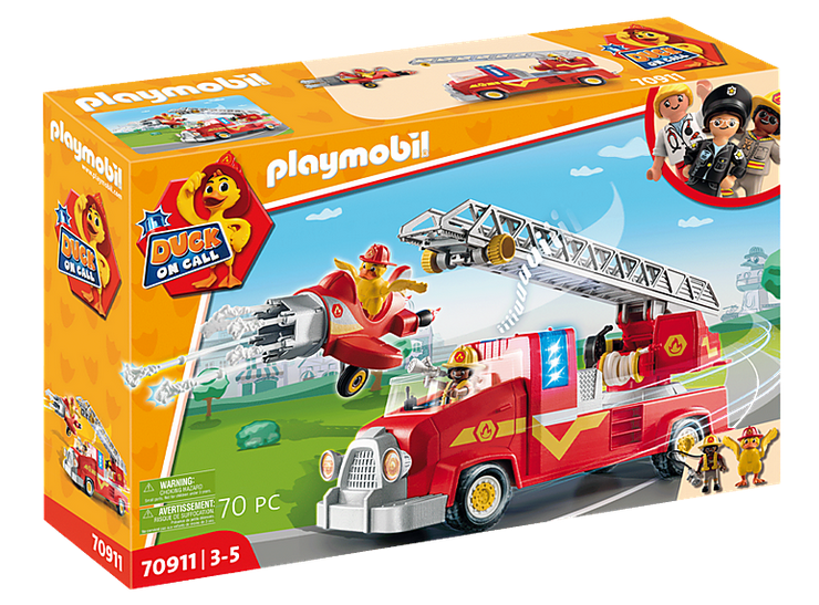 Playmobil 70911 - Duck on Call - Fire Rescue Truck - Box