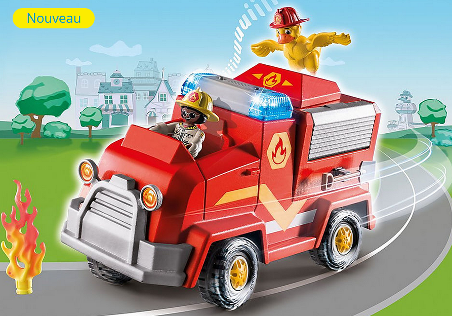 Playmobil Set: 70914 - Duck on Call - Fire Brigade Emergency Vehicle -  Klickypedia