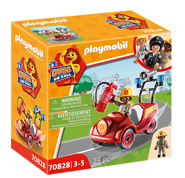 Playmobil 70828 - Duck on Call - Fire Rescue Mini-Car - Box