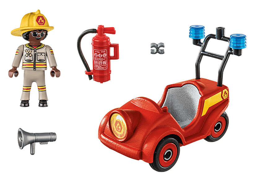 Playmobil 70828 - Duck on Call - Fire Rescue Mini-Car - Back