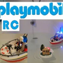 Playmobil - Remote Controlled Conversion Playmobil 4823 Fire Rescue Boat