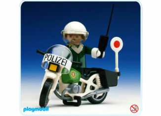 Playmobil - 3564v1-ant - Polizist mit Motorrad