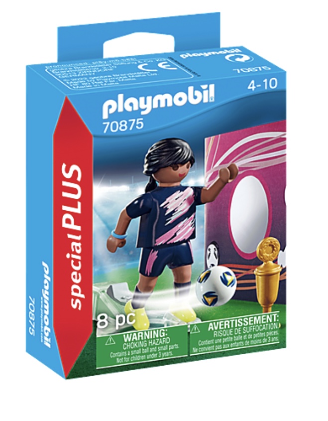 Playmobil 70875 - Soccer Player with Goal - Box