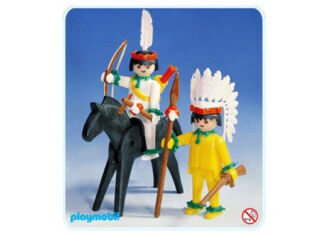 Playmobil - 3580 - Jefe indio e indio a caballo
