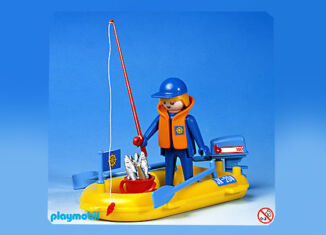Playmobil - 3574v1 - Angler mit Schlauchboot