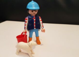 Playmobil - 000-ger - Farmer and lamb