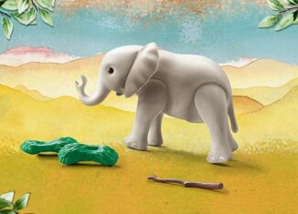Playmobil - 71049 - Young Elephant + Collectible Fun