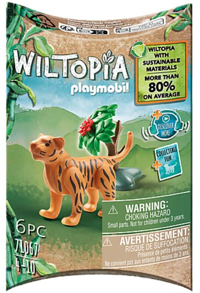 Playmobil 71067 - Young Tiger + Collectible Fun - Box