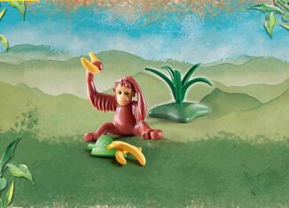 Playmobil - 71074 - Young Orangutan + Collectible Fun - Detail Playmobil - 71074 - Young Orangutan + Collectible Fun