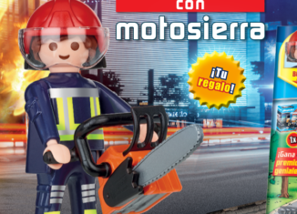 Playmobil - R064-30796374-esp - Feuerwehrmann mit Motorsäge