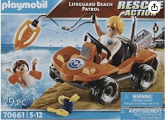 Playmobil - 70661 - Lifeguard Beach Patrol