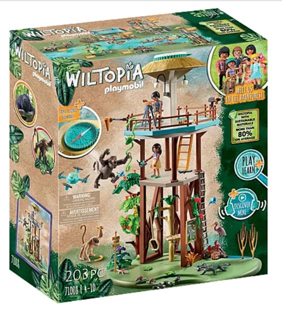 Playmobil 71008 - Wiltopia - Research Tower with Compass - Box