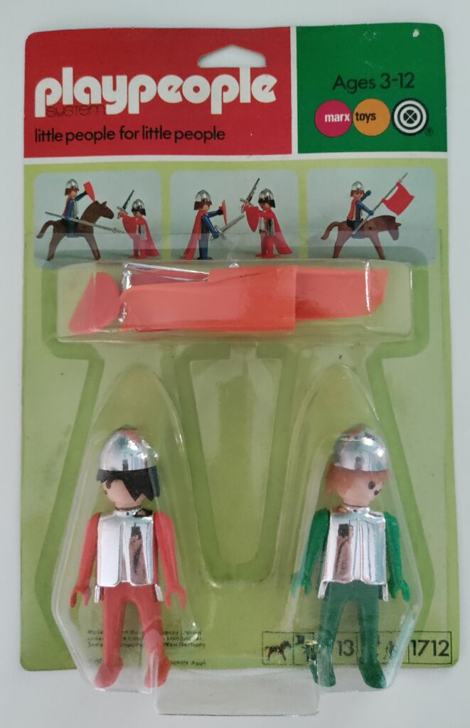 Playmobil 1712v4-pla - Red & green knights - Box