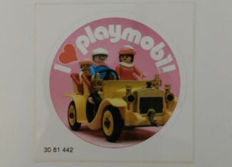 Playmobil - 3081442 - Sticker I love Playmobil 1900 Auto