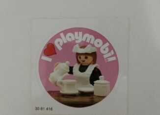 Playmobil - 3081416 - Sticker I Love Playmobil 1900 Housemaid