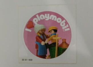 Playmobil - 3081409 - Sticker I Love Playmobil 1900 Housemaid