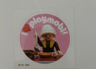 Playmobil - 3081403 - Sticker I Love Playmobil 1900 Köchin