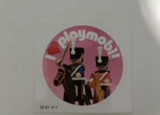 Playmobil - 3081411 - Sticker I Love Playmobil 1900 Horse Soldiers