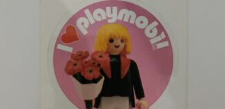 Playmobil - 3081445 - Sticker I Love Playmobil 1900 Gentleman with Flowers