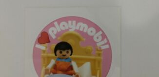 Playmobil - 3081417 - Sticker I love Playmobil 1900 Child in bed
