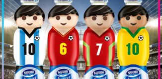 Playmobil - - - Nestlé Aquarel PLAYMOBIL Fútbol