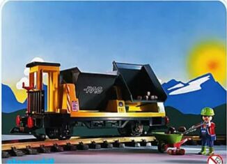 Playmobil - 4116v1 - Wagon benne basculante
