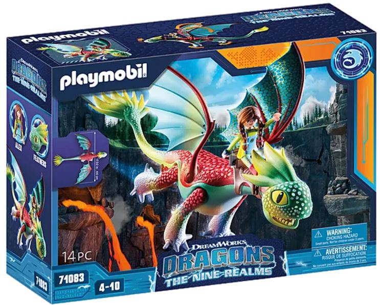 Playmobil 71083 - Dragons: The Nine Realms - Feathers & Alex - Box