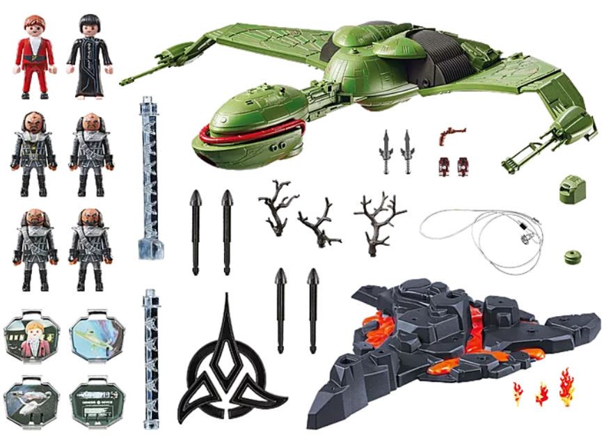 Playmobil 71089 - Star Trek - Klingon Ship: Bird-of-Prey - Back