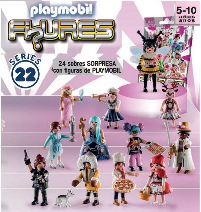 Playmobil 70735 - Figuren Series 22 - Girls - Back