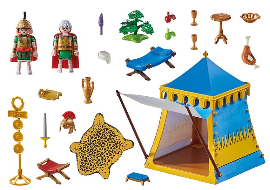 Playmobil 71015 - Leader's tent with General - Back