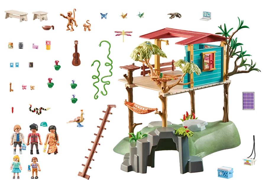 Playmobil 71013 - Wiltopia - Family Tree House - Back