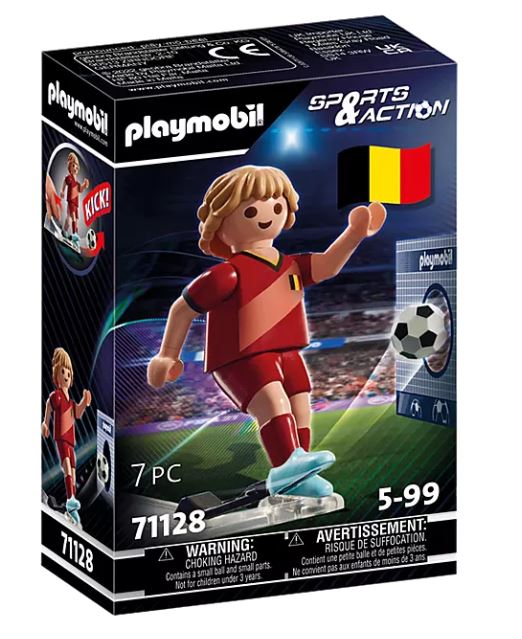 Playmobil 71128 - Football Player Belgium - Box