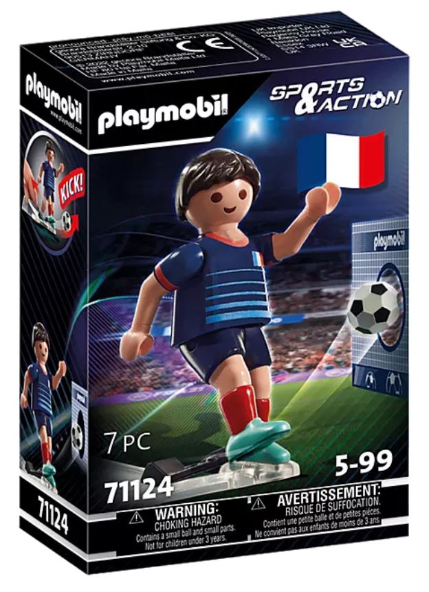 Playmobil 71124 - Football Player France B - Box